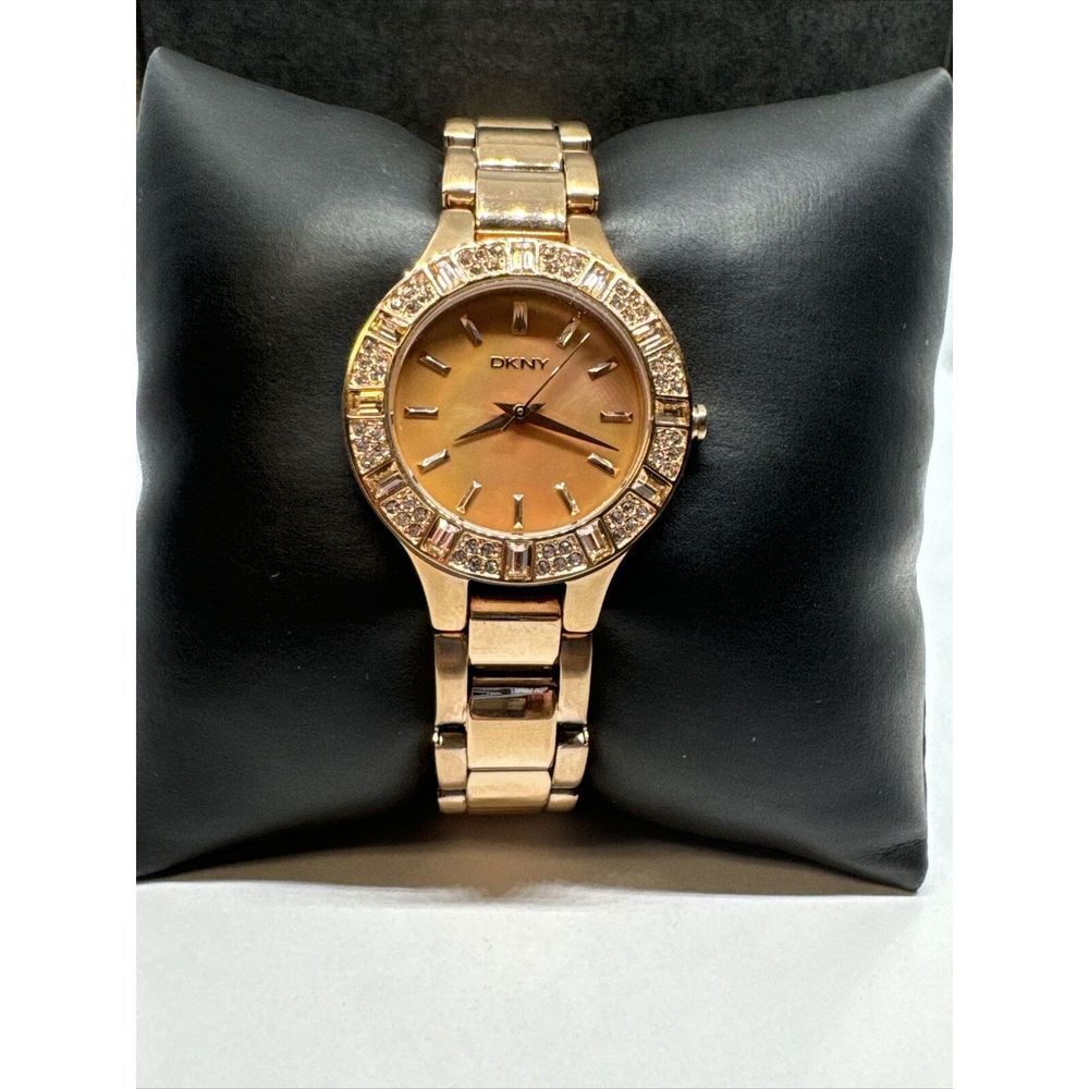 DKNY Chambers NY8486 Women's Rose Gold Stainless Steel Analog Dial Watch JNA188